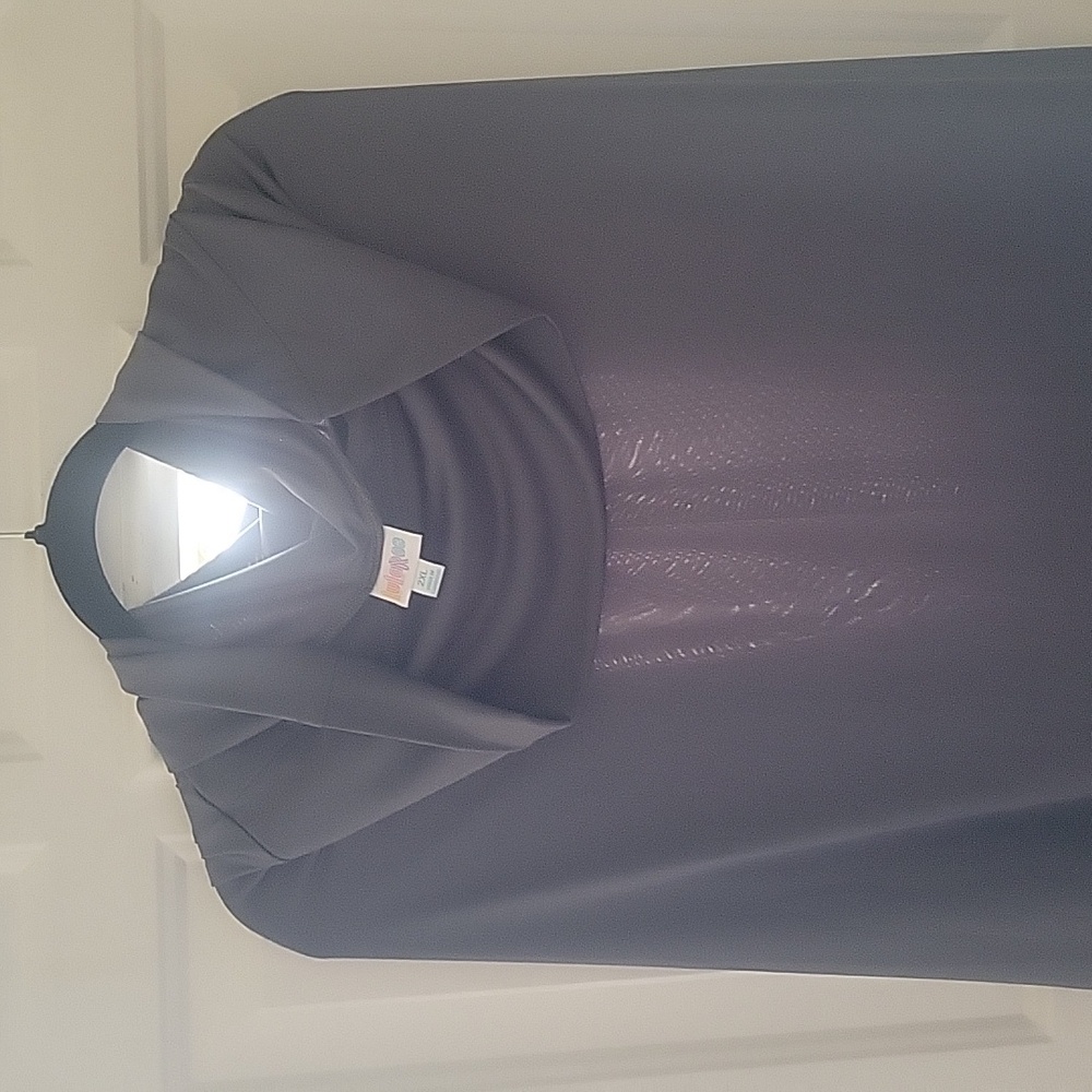 2X Gray Lularoe Olivia (high low) skirt